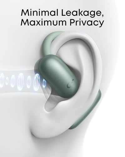 Image of soundcore AeroFit 2 by Anker, Open-Ear Headphones, Real-Time Translation Earbuds, 4 Adjustable Positions for Every Ear Size, 2x Richer Bass, Hi-Res, 42H Playtime, IP55,AI Clear Calls,Wireless Charging