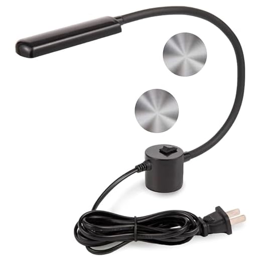 LED Lamp Magnetic Base, 20 LEDs, Extra Long Flexible Gooseneck, Sewing Machine, Work Light for Workbench, Metal Lathe, Machinist, Bench Grinder, Band Saw, Drill Press, Desk, flexable Light with DISC