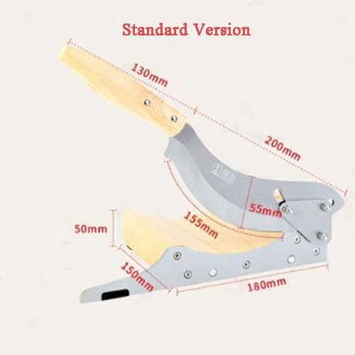 Miniatura 3 de CGOLDENWALL Cortadora manual de medicina china de acero inoxidable, herbáceas chinas, máquina de cortar medicina herbaria china para el hogar,