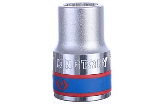 KING TONY 633017M Socket 3/4" Bi-Hexagonal 17mm for DIYers & Professionals, Ideal for Repair and Installation tasks 17mm - Image 3