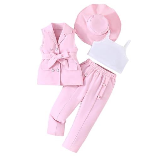 Tenue fille tendance F528 pantalon et chapeau contre le casse-tête des cérémonies