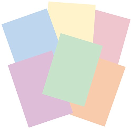 House of Card and Paper Rainbow A4 220 GSM Pastel Coloured Card (Pack of 50)