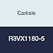 Carlisle R3VX1180-5 Rubber Power-Wedge Cog-Band Banded Belt, 5 Bands, 3/8" Width, 5/16" Thickness, 119.1" Length