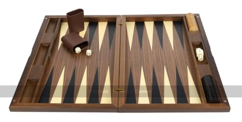 Set Backgammon Treviso Iridiscente 19 pulg en Nogal miniatura 4