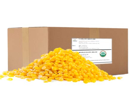 US Organic Pastillas amarillas 100% puras de cera de abeja, certificado USDA (44.1 lbs (45 libras))