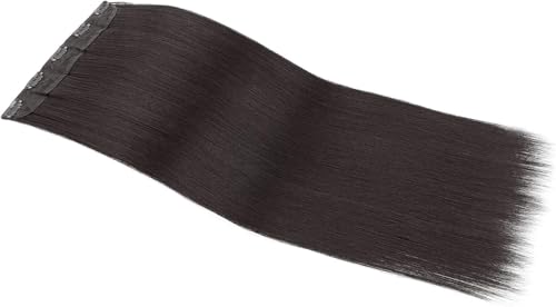 Image of Artifice 5 Clip Straight Clip in Hair Extensions for Women Natural Soft Clip on Extensions Synthetic Thick Hairs for Any Event for Girls Hair Extension Natural Dark Brown 26 INCH