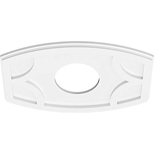 Image of Ekena Millwork CMP20X13KY-06000 Kailey Architectural Grade PVC Contemporary Urethane Ceiling Medallions 20 inchW x 13 3 /8 inchH x 6 inchID x 10 3 /4 inchC x 1 inchP