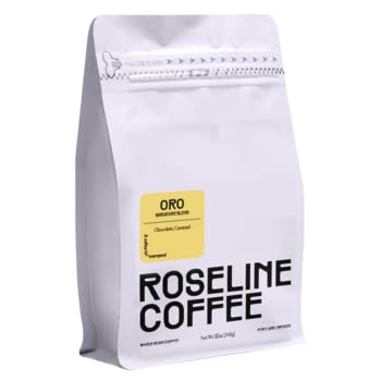 Roseline Coffee "Oro Seasonal Espresso" Medium Roasted Whole Bean Coffee - 12 Ounce Bag