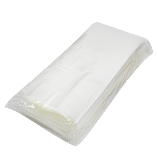 100 Bolsa Polipropileno Fondo Cuadrado14x35+8cm G160 | Transparente Alta Claridad | Ideal para Golosinas, Detalles y Presentación | Pack de 100 Unidades