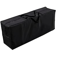 Chefarone Schutzhülle für Auflagen (125 x 50 x 32 cm) - Wasserabweisende Gartenpolster Aufbewahrung Tasche mit Tragegriff - 250D Polyester - inklusive Aufbewahrungsbeutel