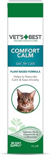 Vet's Best Comfort Calm Calming Cat Supplement - Promotes Relaxation and Balanced Behaviour, 100g