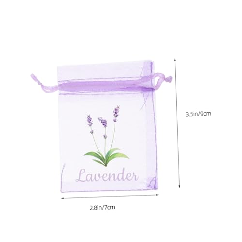 Bolsas sachet de malla con cordón para lavanda 20 unidades miniatura 2