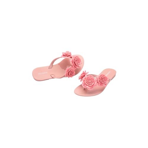 Image of mini melissa Mar Girls Sandals - Bubble Jelly Sandal, Summer Sandals for Girls, Adjustable Ankle Strap, Kids Jelly Shoes