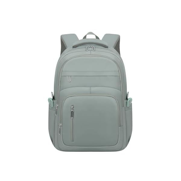 KBTYE Cute School Backpack for Women Men Casual Travel Laptop Backpack Aesthetic Lightweight College Bookbags for Kids(Green)