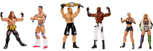 Mattel WWE Action Figure 2-Pack Championship Showdown Battle Pack with WWE Championship Belt HTW05
