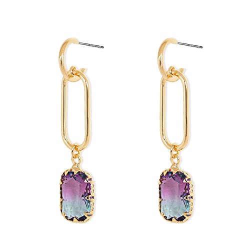Bijoux géométrie style boucles d'oreilles 925 Waqih Drop pour femme