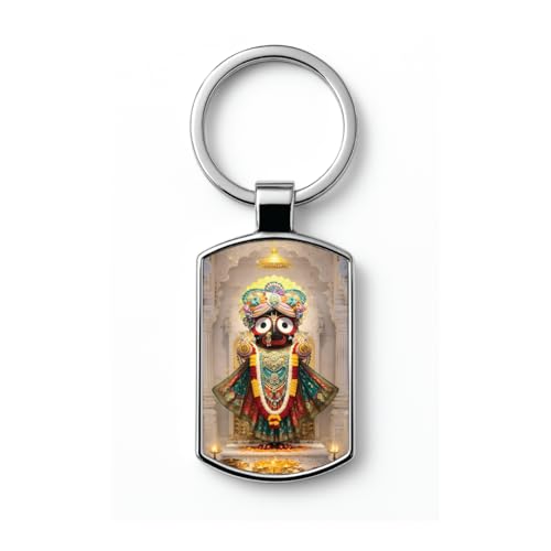 Image of Stylish Metal Keychains with Permanent Glossy Print - Inspirational Quotes & Spiritual Designs - Perfect Key chains for loved ones, Personal Use, Gifts & Return Gifts