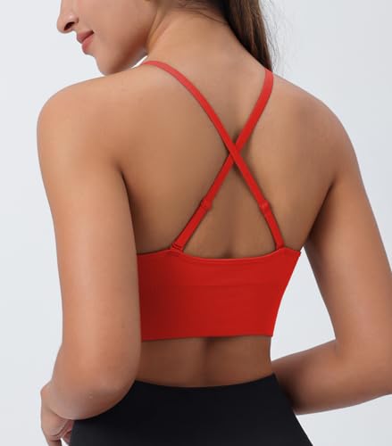 Image of Deep V-Neck Adjustable Women's Sports Bra
