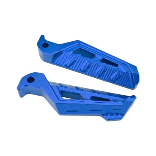 足置き ステップボード XMAX400 ため XMAX300 ため XMAX250 ため XMAX125 オートバイ後部乗客フットレスト CNC リアフットペグペダルアクセサリー オートバイフットペグ (色 : 青い)