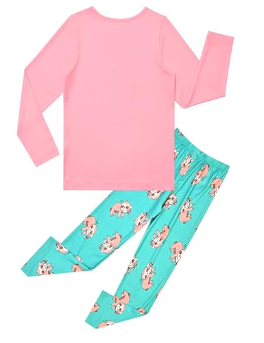 QPANCY Matching Girls&Dolls Pjs Set Kids Pajamas Long Sleeve Fall Winter Sleepwear2