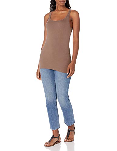 Image of Amazon Essentials Women's Slim-Fit Thin Strap Scoop Neck Tank Top