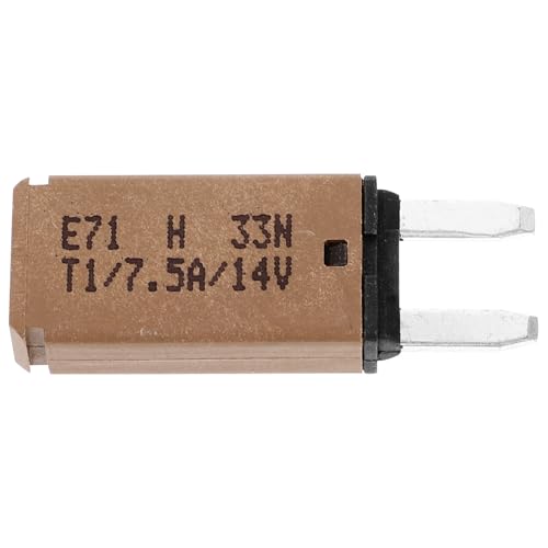 Fusible mini automático de 7,5A rearmable que evita el cambio de repuestos en autocaravana