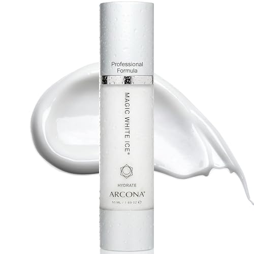 ARCONA Magic White Ice - Daily Hyaluronic Acid Moisturizer, 1.69 Fl Oz | Oil Free Moisturizer with White Cranberry, Organic Aloe, Tea Tree, Vitamin C & Glyercin