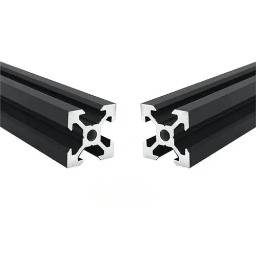 ELILANEY 2�� 20x20mm �A���~�v���t�@�C�� V�^�X���b�g 2020 ���j�A���[�������o�����b�N DIY �Ƌ�t���[�� ���C�g�r���[�C���O�{�b�N�X�u���P�b�g �X�^���h�G�b�W(�u���b�N,300mm long)