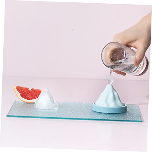 Molde para Cubos de Hielo Creativo de Silicona Azul miniatura 4