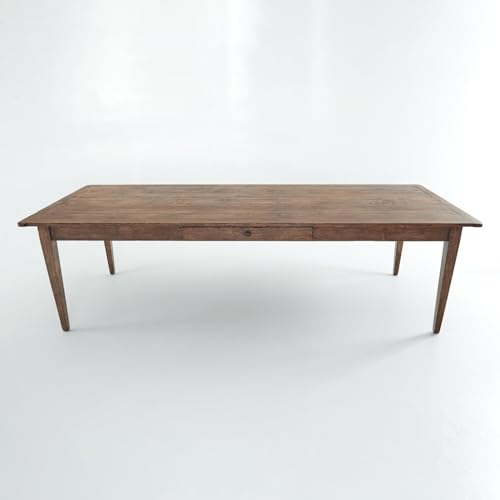 Largefarmtablewiththreelargedrawersandhandmadewoodendiningtablewithantiquefinishverypracticalpoplardiningtableforfarmpartiesandentertainingguests Urban Country Home Decor Large farm table with three large drawers and hand made wooden dining table with antique finish very practical poplar dining table for farm parties and entertaining guests urban country home decor