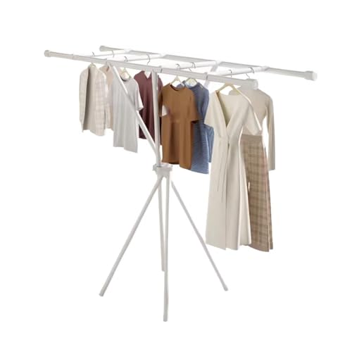 Genérico Tendedero Plegable For Ropa,Perchero Simple For Ropa Doméstica For Balcón,Pequeño Tendedero De Edredón De Piso For Dormitorio,Capacidad De Carga 110 Lbs(White)