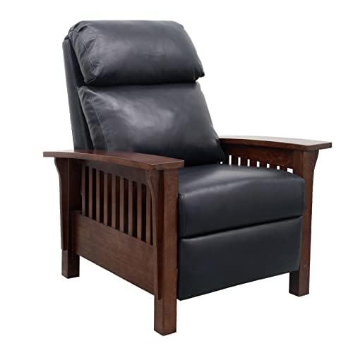 Craftsman Style Leather Recliner Chair