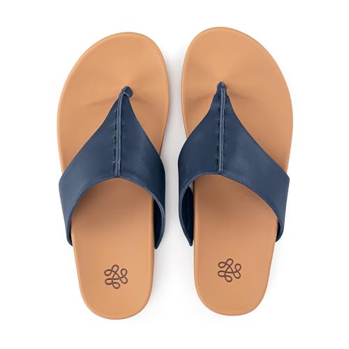 Image of The Sak Everly Slide Sandal - Women's Flat Fashion Slides with Soft Cushion Sole - Beach Slip On Sandals For Everyday