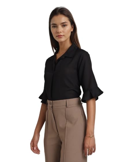 T-shirt uni pour femme couleur chair à manches courtes Style Quotient