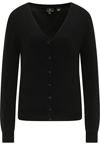 DreiMaster Klassik Damen Cardigan, Schwarz, XS/S