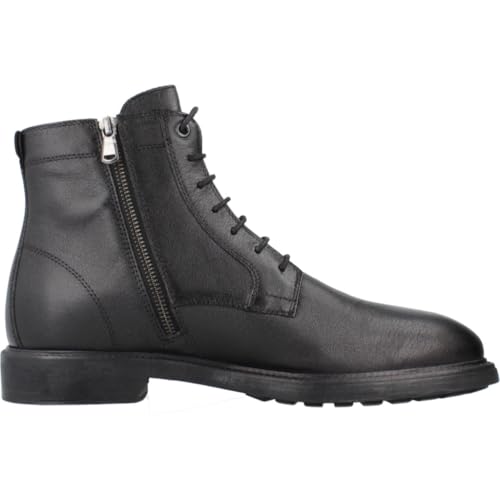 Geox Men's U Tiberio D Ankle Boot, black, 9 Men4