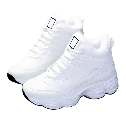 Bottines à lacets pour femme avec talon compensé confortable et léger