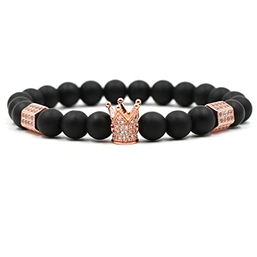 Bracelet de perles pour hommes en cadeau idéal avec ses perles vertes de 10 mm