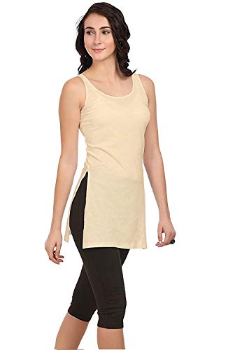 Image of ICEDIVE Women's Cotton Stretch Camisole | Fabulous Inners | Soft,Lightweight & Breathable Fabric |Ideal,Layering, Sleepwear & Lounge Use in,