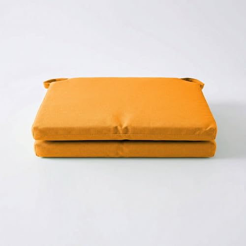CASAbella Set 2 Cuscini per sedie con lacci cm 42x40x4,