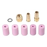 Minhe Professional Handheld Sandblaster Tool Ergonomic Grip 5 Nozzles For Rust Removal Paint Polishing Metal Glass Surfaces DIY Blasting Media Compatible Metal Construction