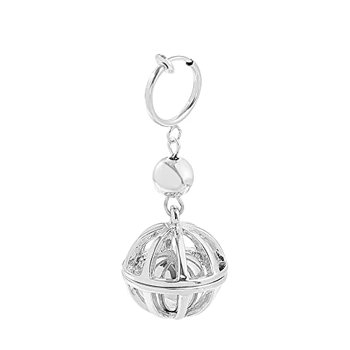Tokyo Revengers Kazutora Hanemiya Earring - Anime Tokyo Revengers Single Earring Cosplay Metal Ball Pendant Drop Dangle Earring Cosplay Costume Accessory (Silver Ball A)