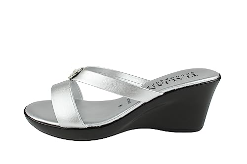 Image of ITALIAN Shoemakers Besy Women's Wedge Moderate Height Band Sandal