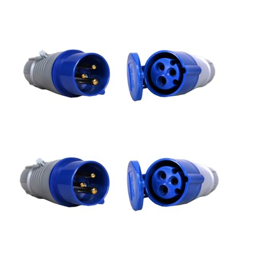 Image of IEC60309-2 32A 3pin 220V-250V 50 /60Hz 3P 6h IP44 CE Industrial Plug And Socket Wire Connector (2)