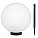 Produktbild Green Blue GB166 Außensolarlampe Solarkugel Solarleuchte LED Leuchtkugel Garten Beleuchtung (Weiß, 25cm)