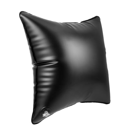 CHILDWEET Almohada Inflable Redonda De 50cm Cojín Portátil para Camping y Viajes Almohada De Aire De Material Suave y Resistente Ideal para Uso Interior y Exterior Color