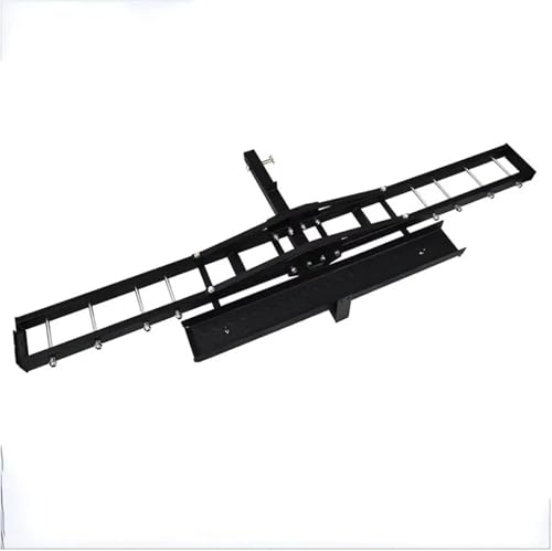 Porta motocicleta de remolque trasero con rampa de aluminio, capacidad máxima 200 kg, color único