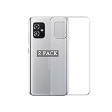 Vaxson 2-Pack Back Protector Film, compatible with ASUS Zenfone 8 TPU Guard Cover Skin Sticker [ Not Front Tempered Glass Screen Protectors ]