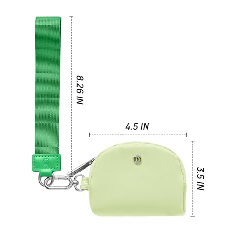 Image of Mum's Memory Mini Zip Around Wristlet Wallets for Women -KeyChain Wallet with Detachable Dual Pouch Wristlet -Key Chain Coin Purse Small Wallets