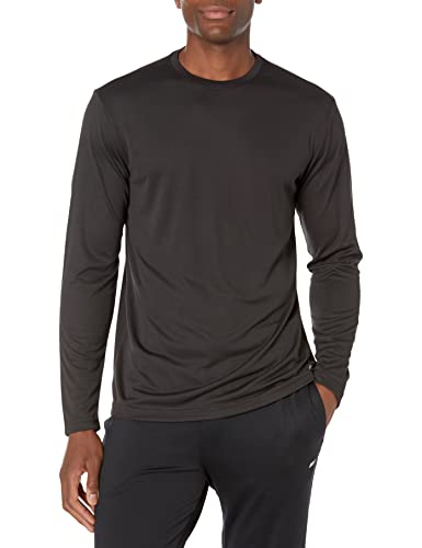 Amazon Essentials Long Sleeve Shirt for Men, Performance Tech